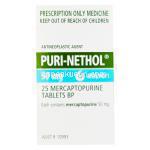 プリネソール　Puri-Nethol、メルカプトプリン50mg　箱